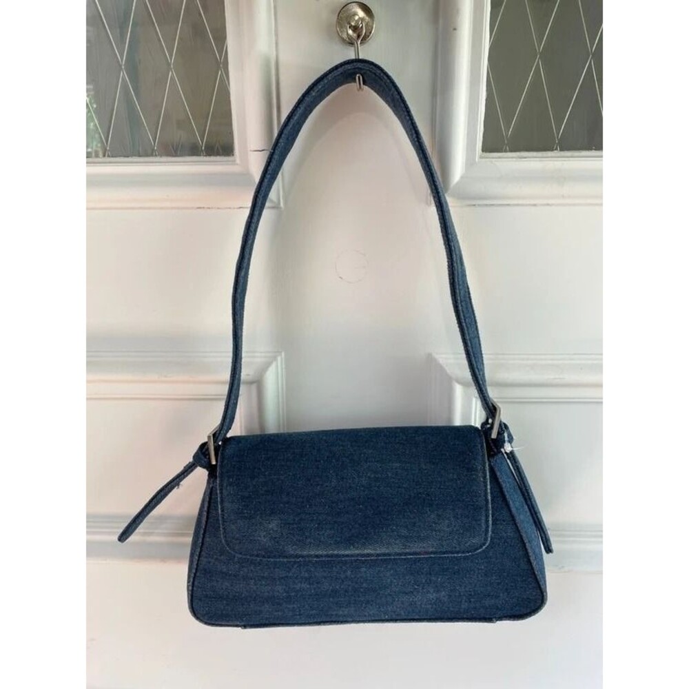 Like dreams, NWOT blue jean adjustable strap shoulder purse